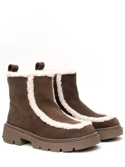 Ботинки замшевые на меху INUIKII