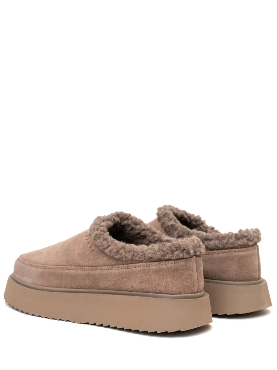 Полуботинки замшевые на меху