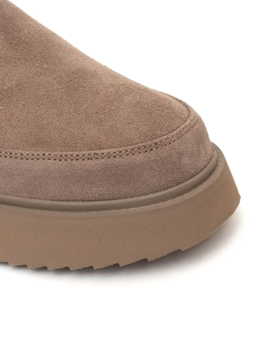 Полуботинки замшевые на меху