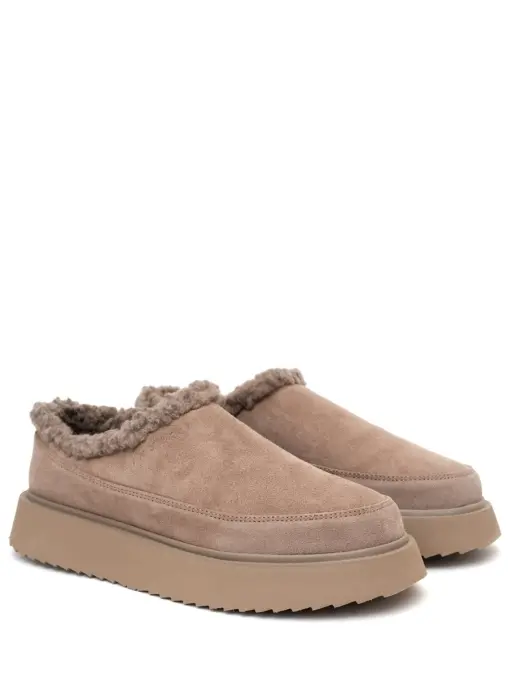 Полуботинки замшевые на меху INUIKII