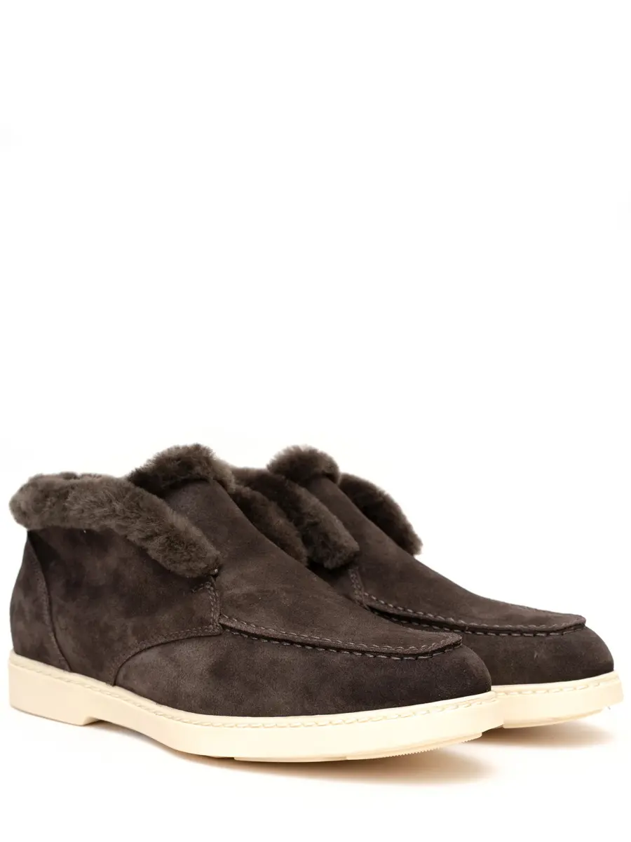 Ботинки замшевые на меху