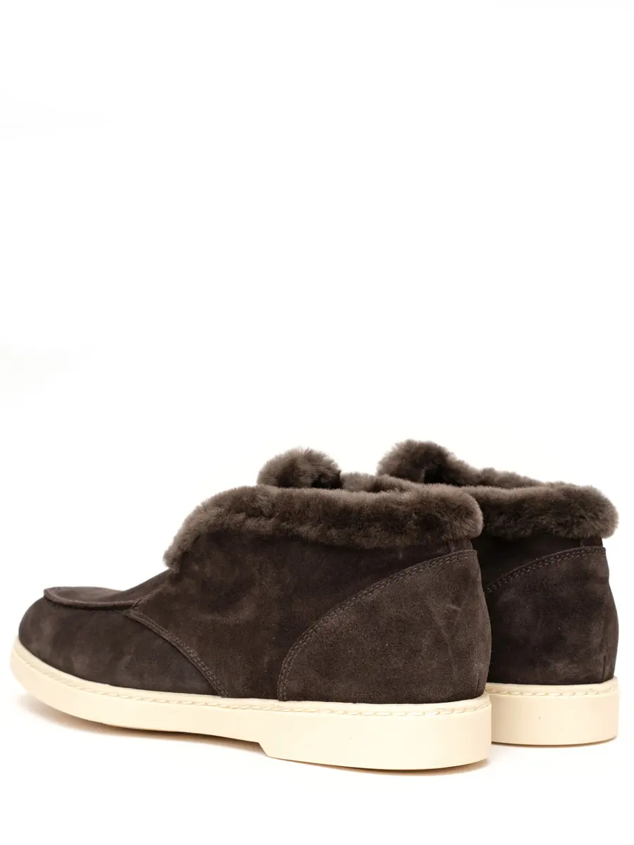 Ботинки замшевые на меху