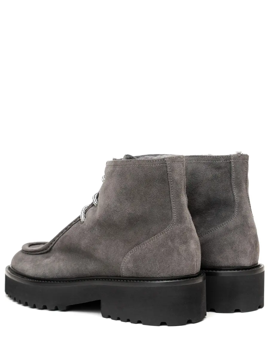 Ботинки замшевые на меху