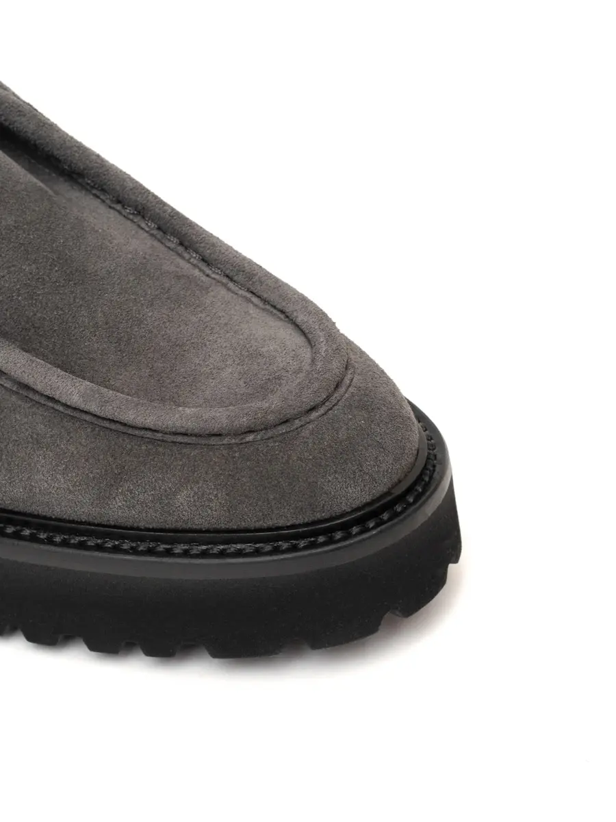 Ботинки замшевые на меху