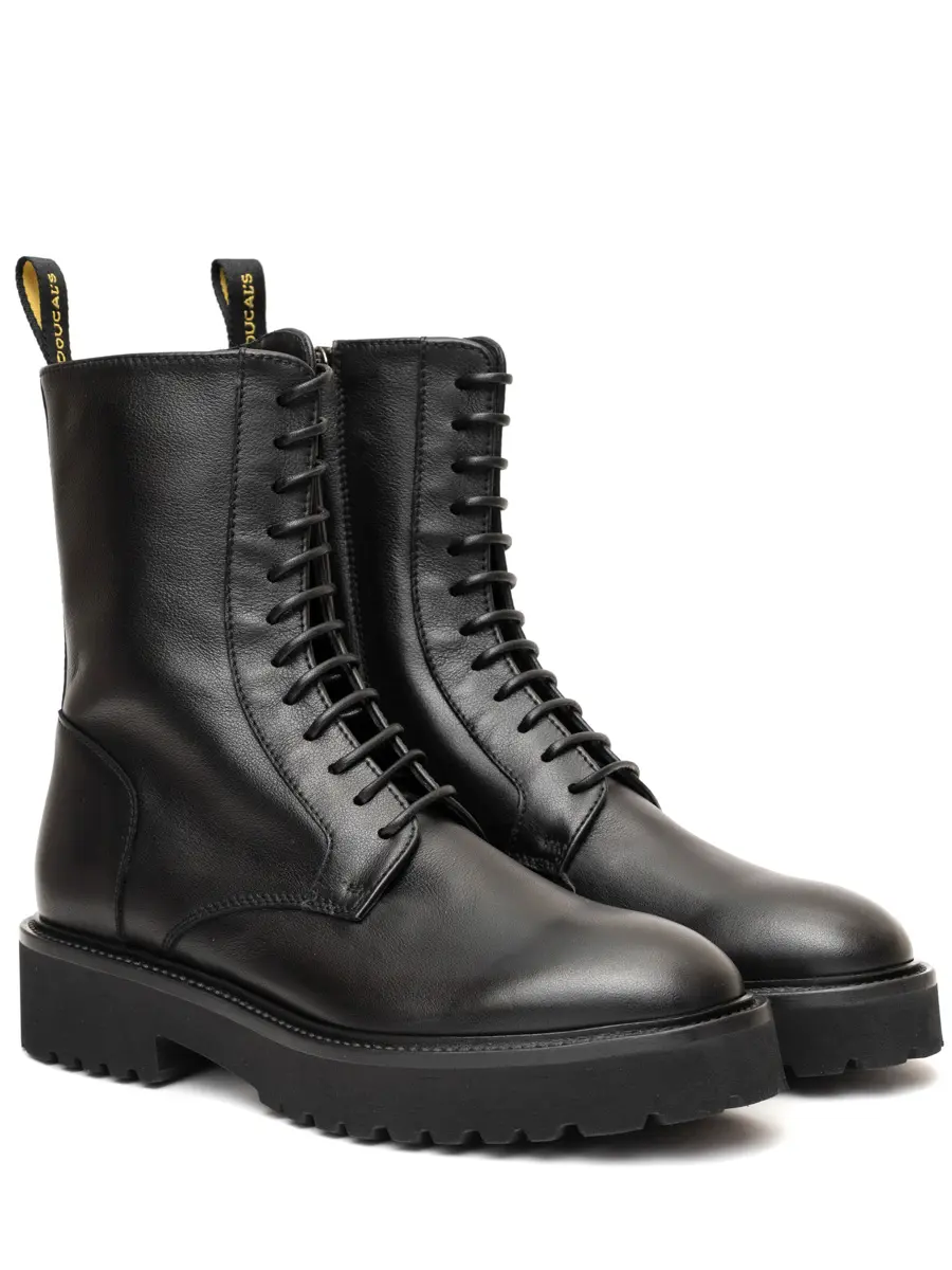 Ботинки кожаные