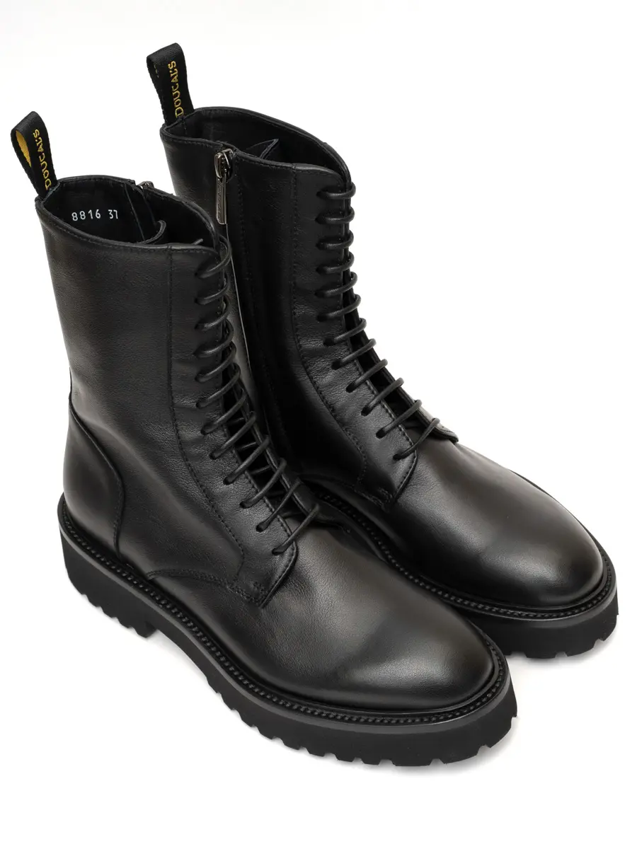 Ботинки кожаные