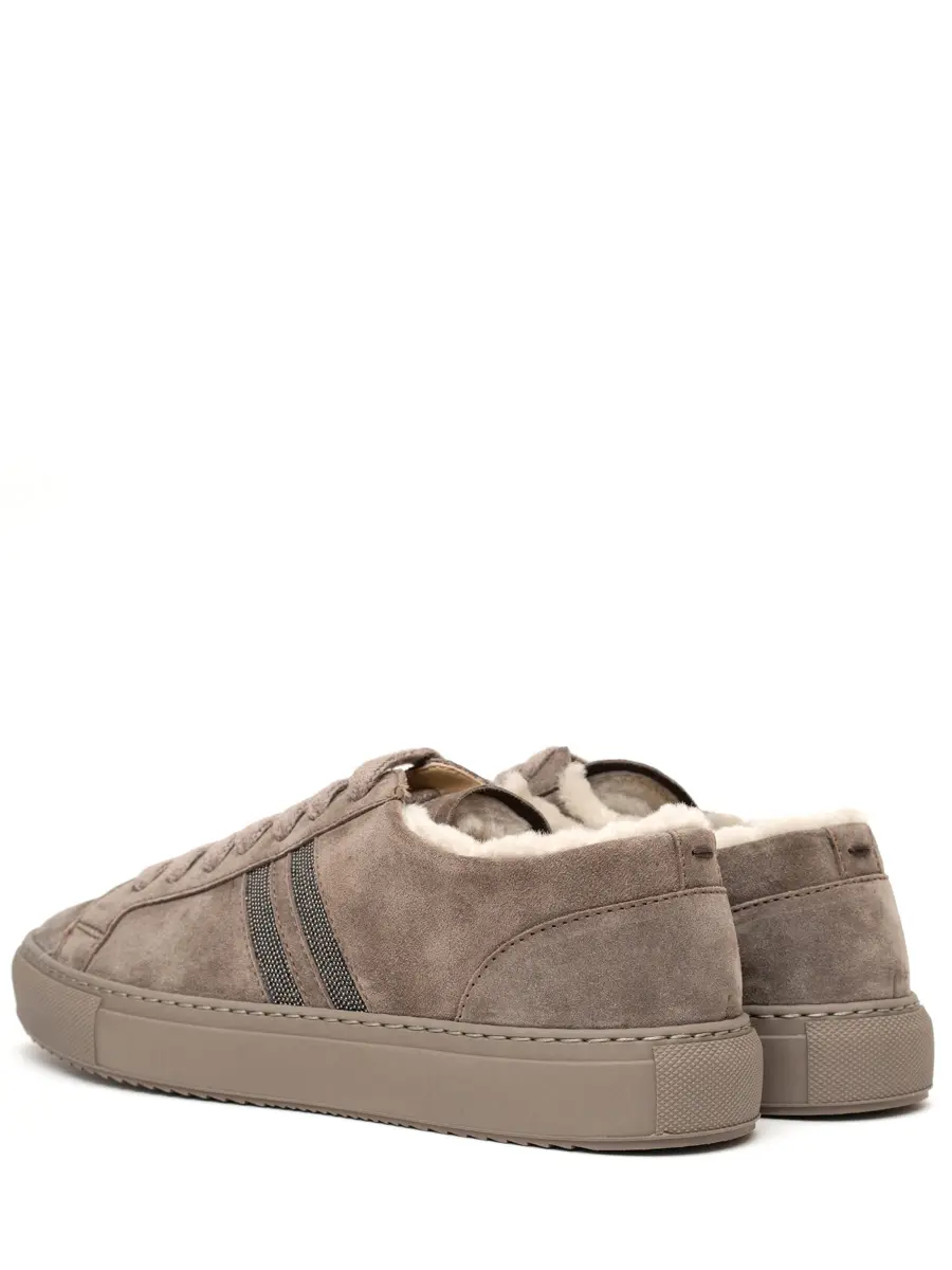 Кеды замшевые на меху