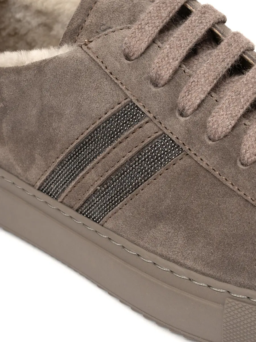 Кеды замшевые на меху