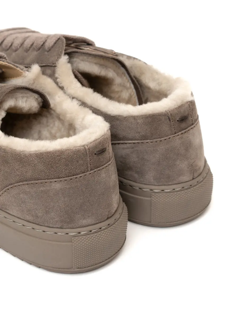 Кеды замшевые на меху