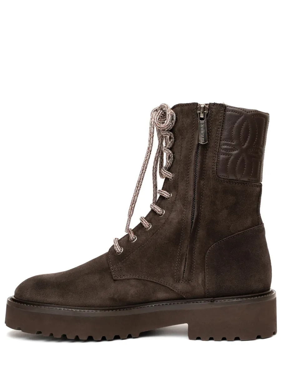 Ботинки замшевые на меху