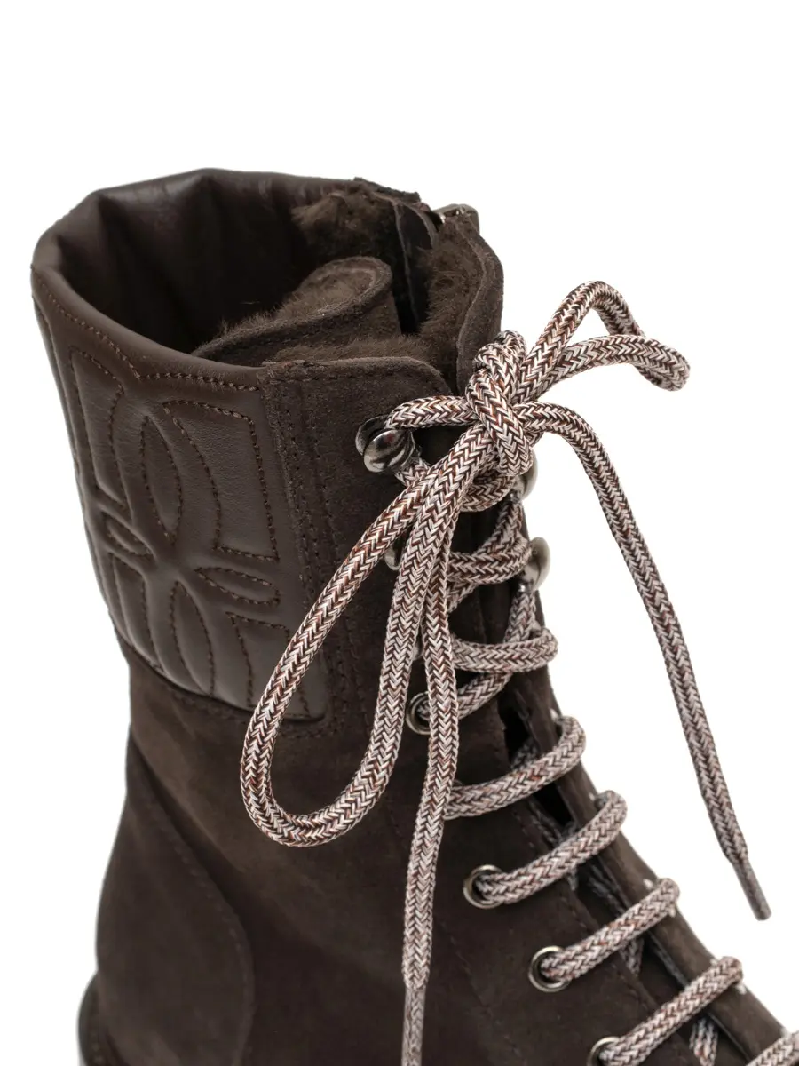 Ботинки замшевые на меху