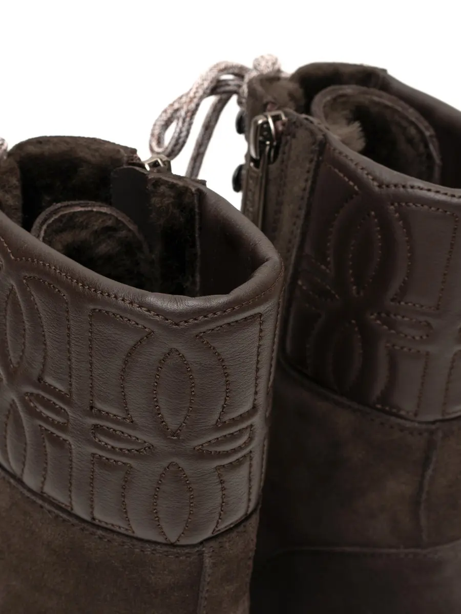 Ботинки замшевые на меху