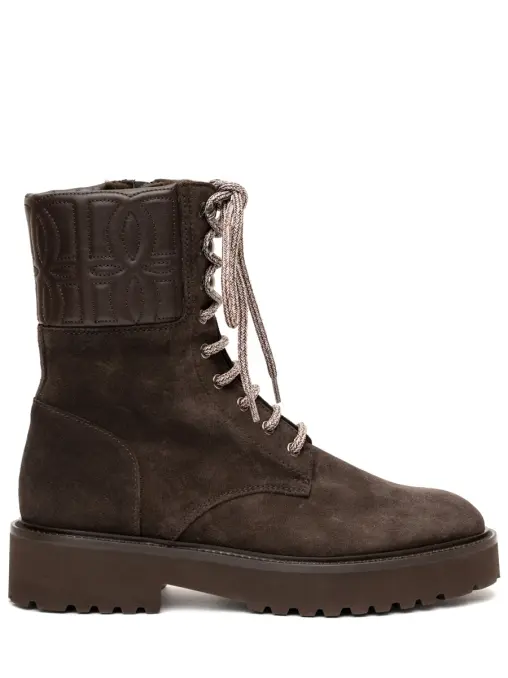 Ботинки замшевые на меху DOUCAL`S