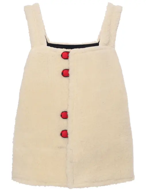 Жилет двусторонний из денима на меху "Душегрея" АРТЕЛЬ ВОСКРЕСЕНИЕ