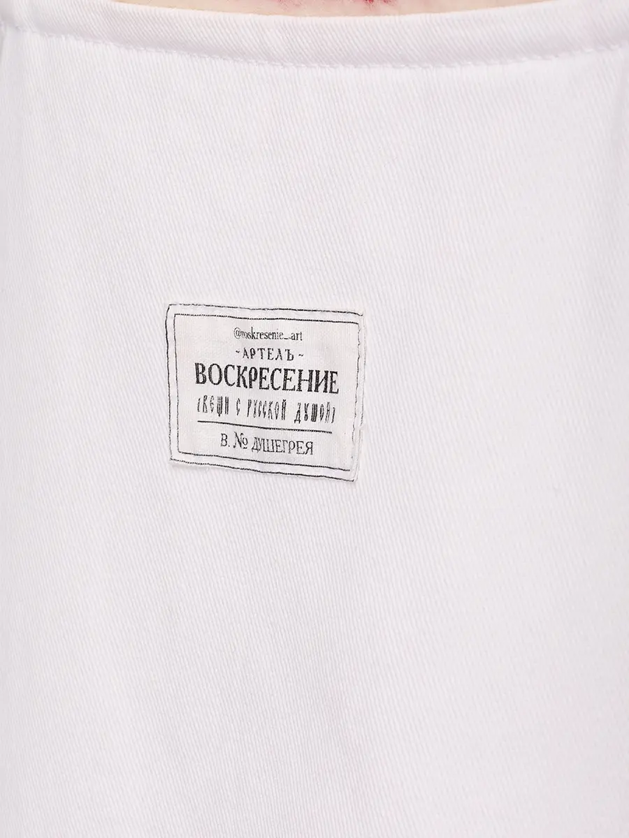 Жилет двусторонний из денима на меху "Душегрея"