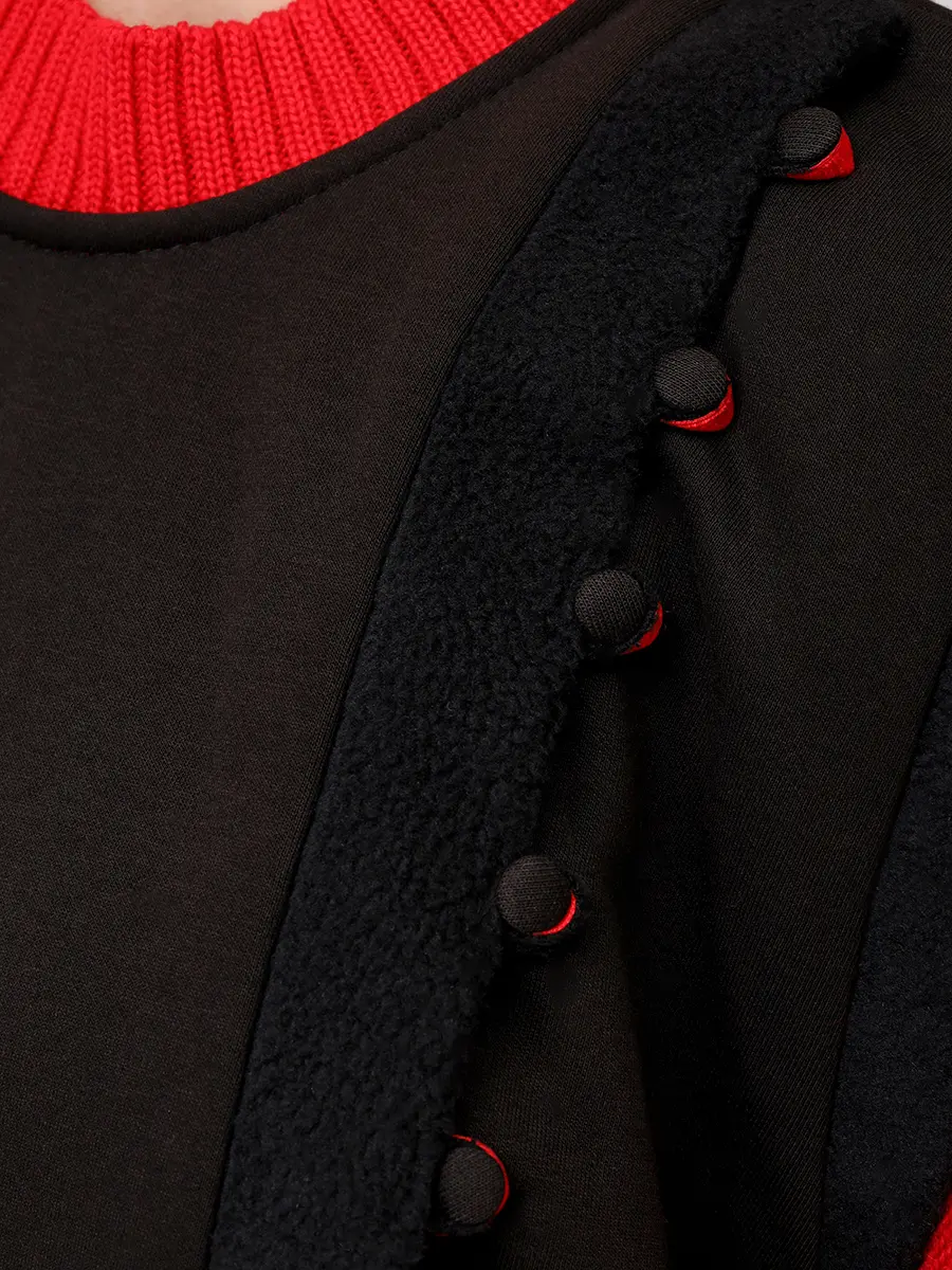 Жилет-душегрея с начесом "Косоворотка"