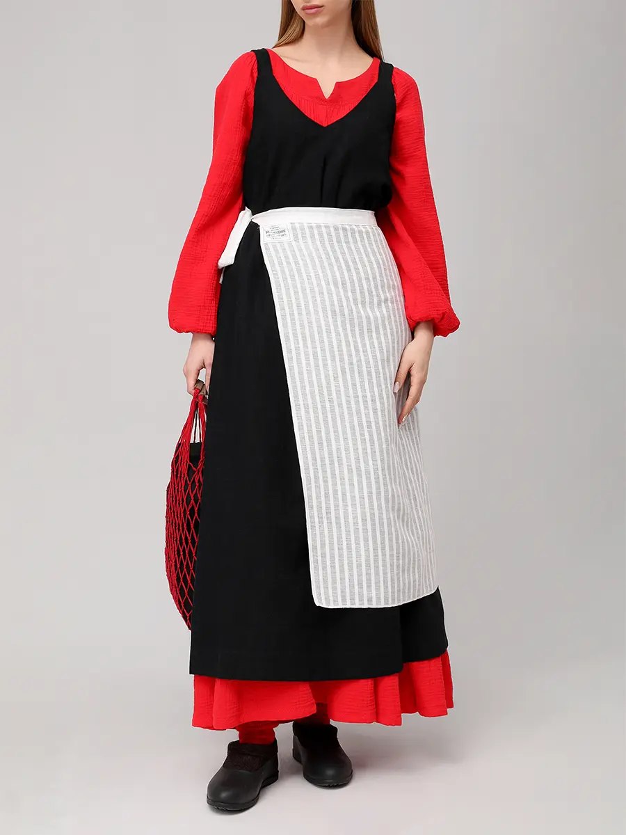 Сарафан из крапивной ткани "Подбойка"