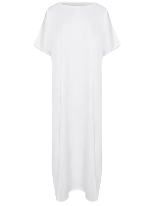 Платье-туника из бамбукового шелка "Исподняя рубаха" АРТЕЛЬ ВОСКРЕСЕНИЕ