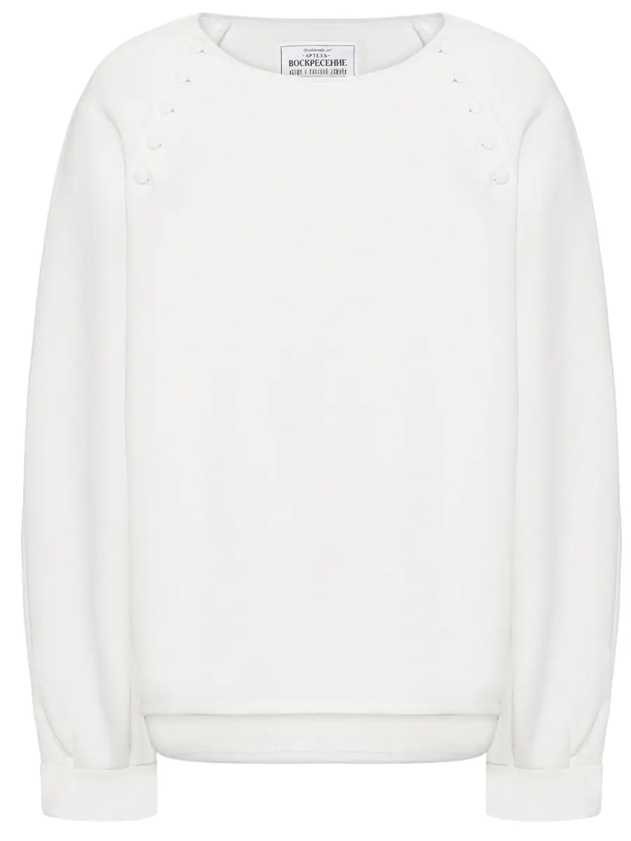 Толстовка из органического хлопка "Косоворотка"