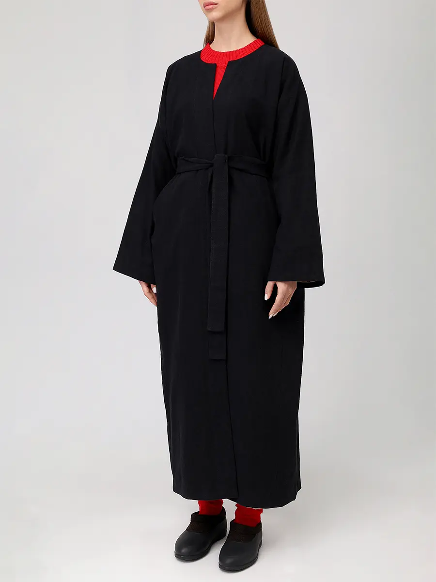 Плащ-кимоно из крапивной ткани "Кафтан"