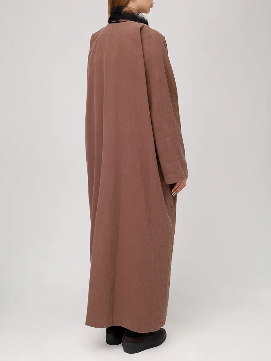 Плащ-кимоно из крапивной ткани "Кафтан"