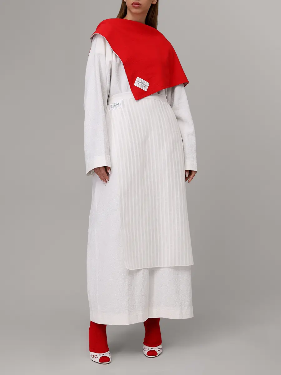 Плащ-кимоно из крапивной ткани "Кафтан"