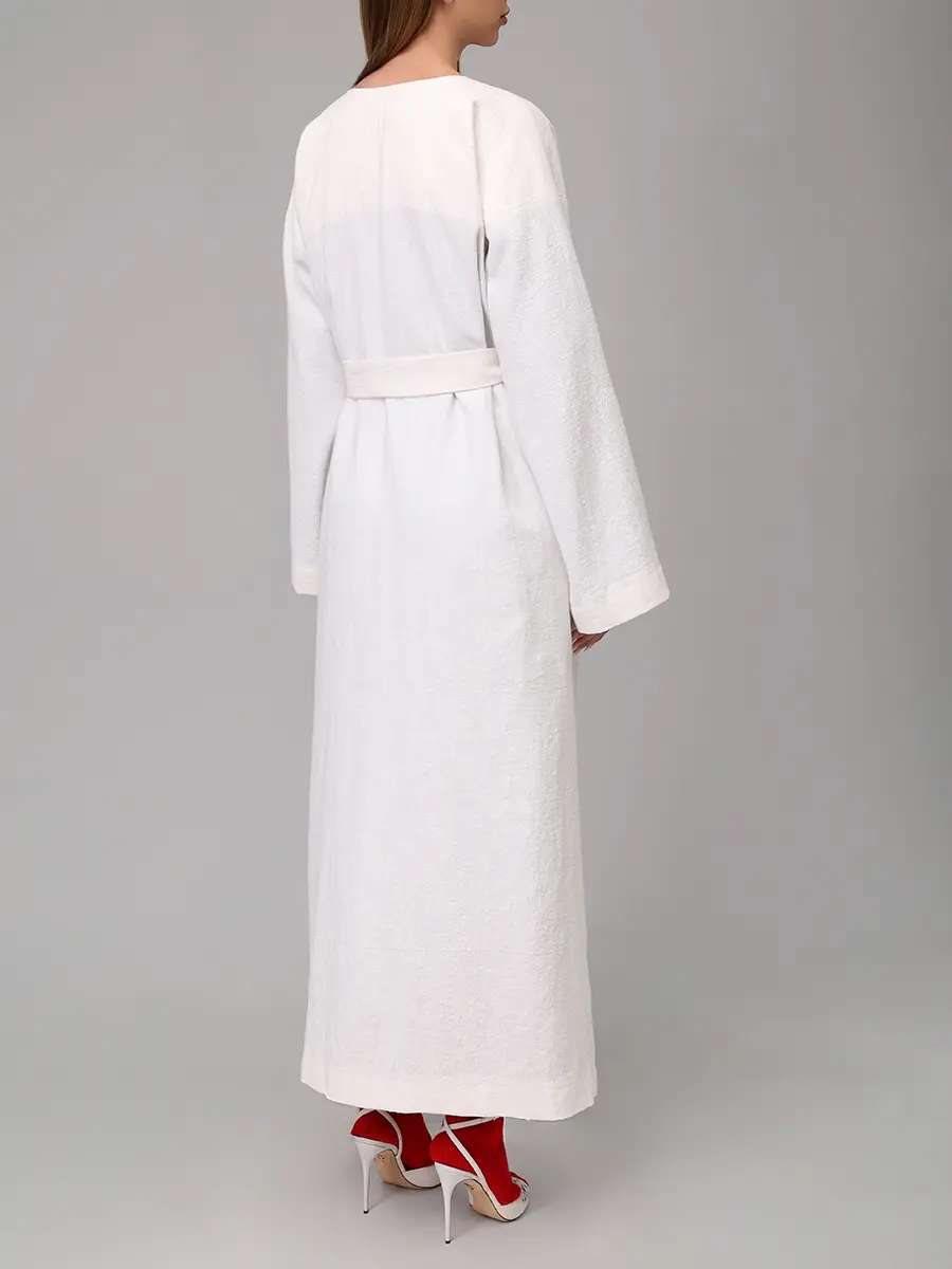 Плащ-кимоно из крапивной ткани "Кафтан"