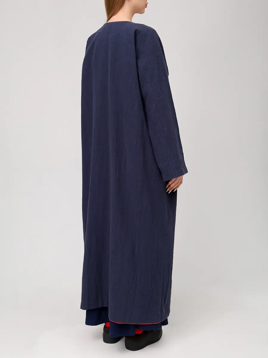 Плащ-кимоно из крапивной ткани "Кафтан"