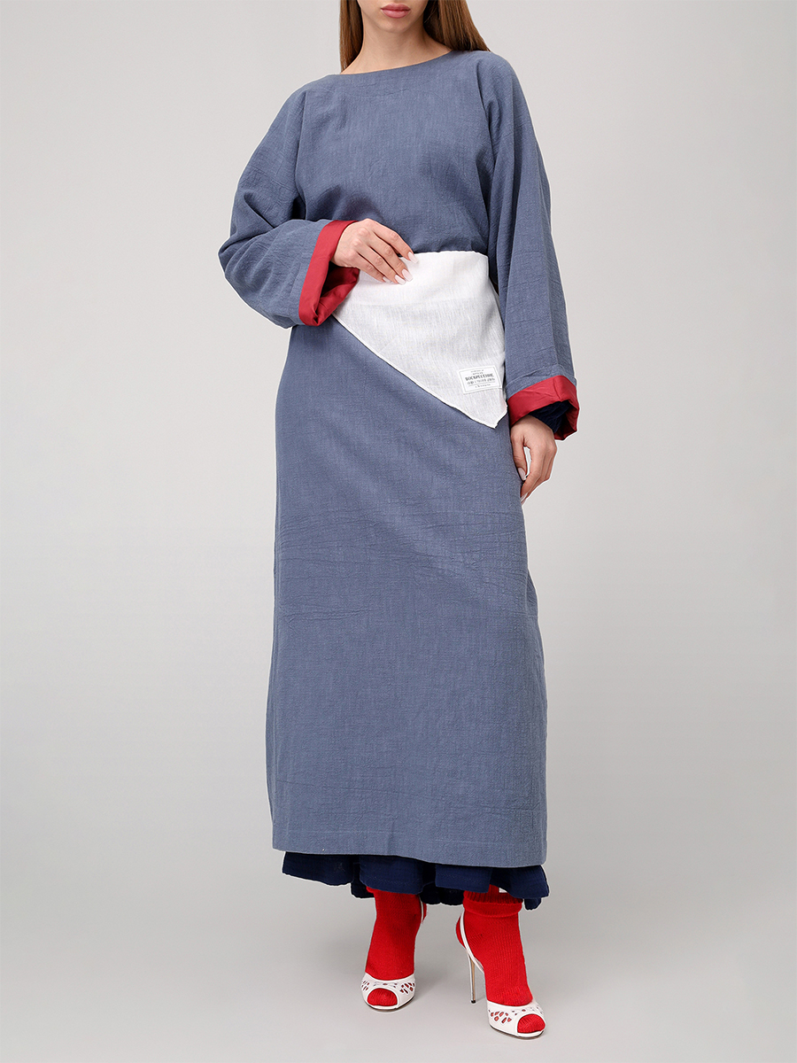 Плащ-кимоно из крапивной ткани "Кафтан"