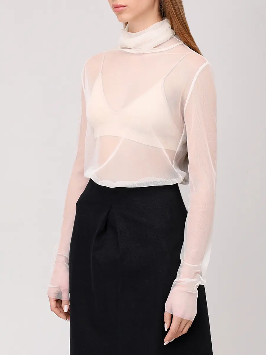 Водолазка из сетки "Долгорукавка"