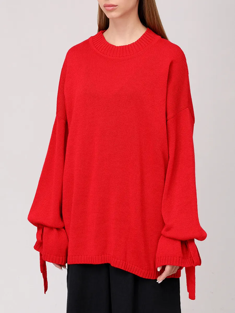 Свитер из шерсти мериноса "Долгорукавка"