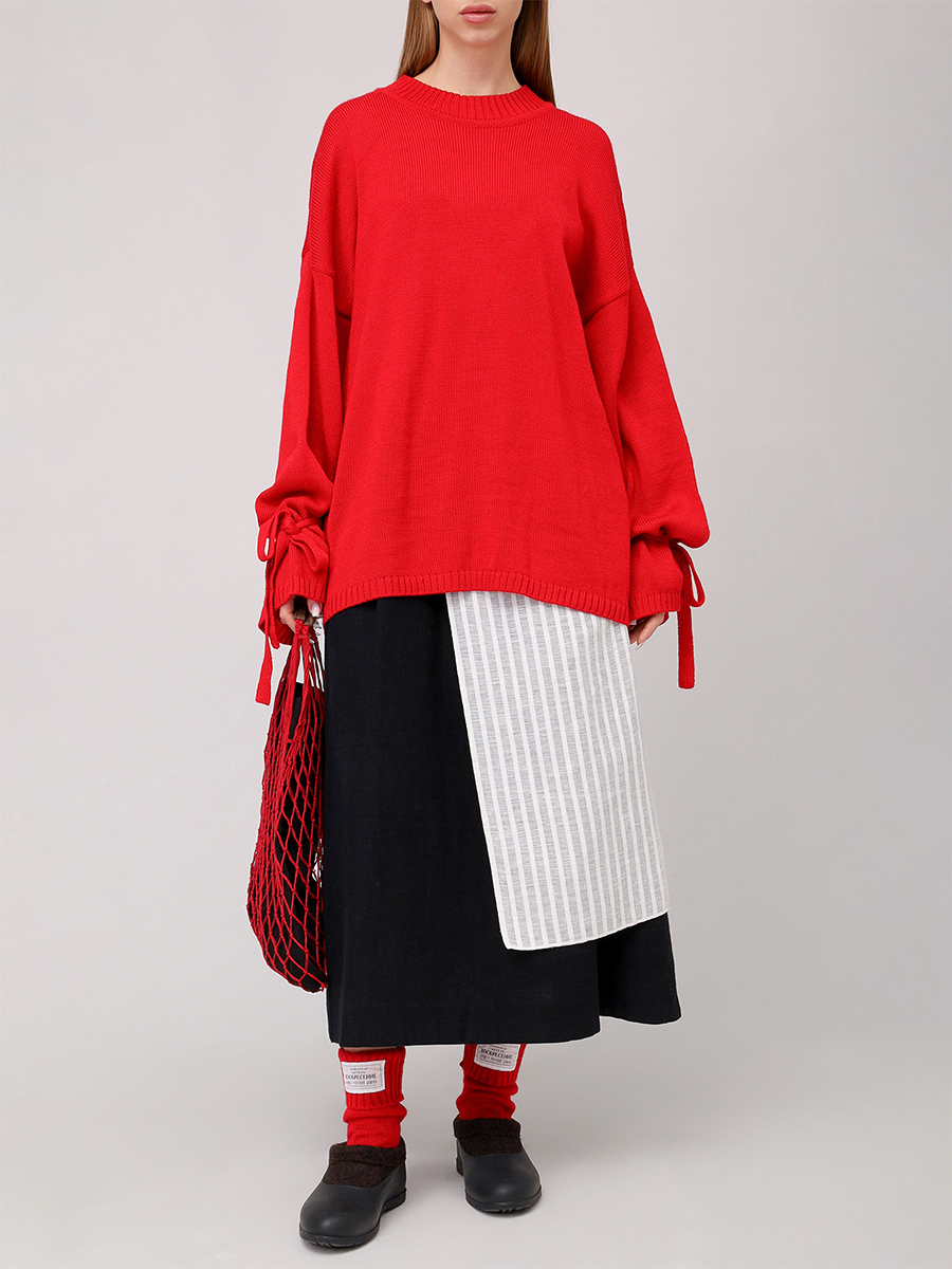 Свитер из шерсти мериноса "Долгорукавка"