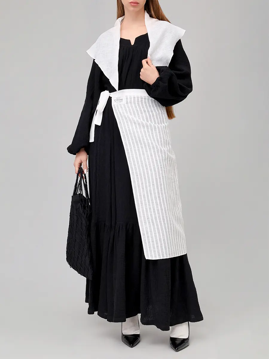 Баска из льняной ткани "Фартук"