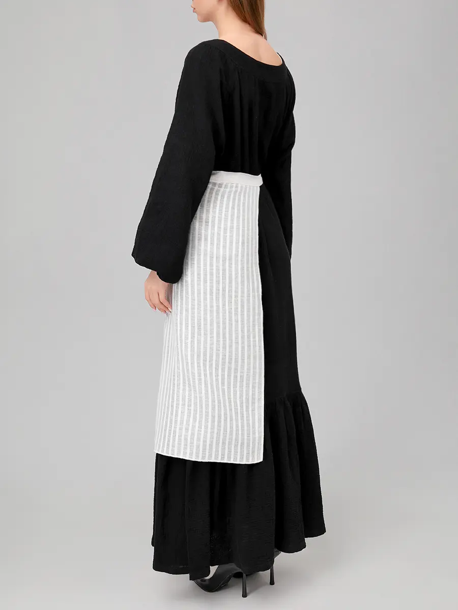 Баска из льняной ткани "Фартук"