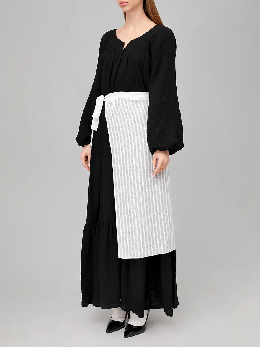 Баска из льняной ткани "Фартук"