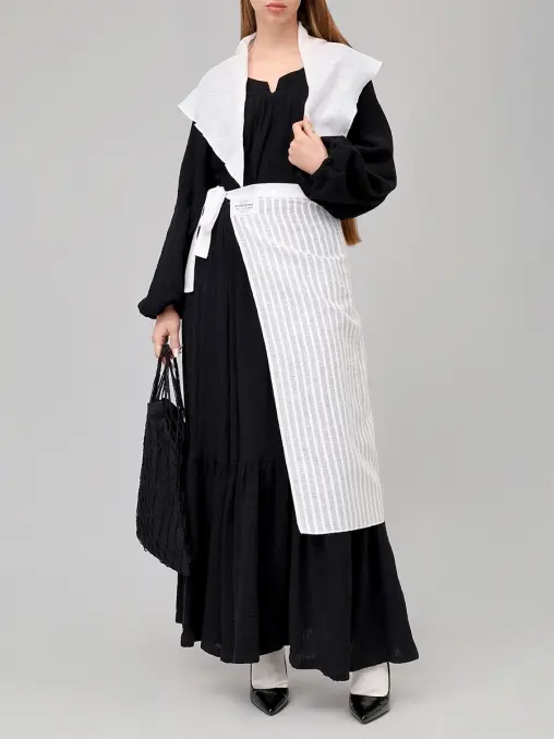 Баска из льняной ткани "Фартук" АРТЕЛЬ ВОСКРЕСЕНИЕ