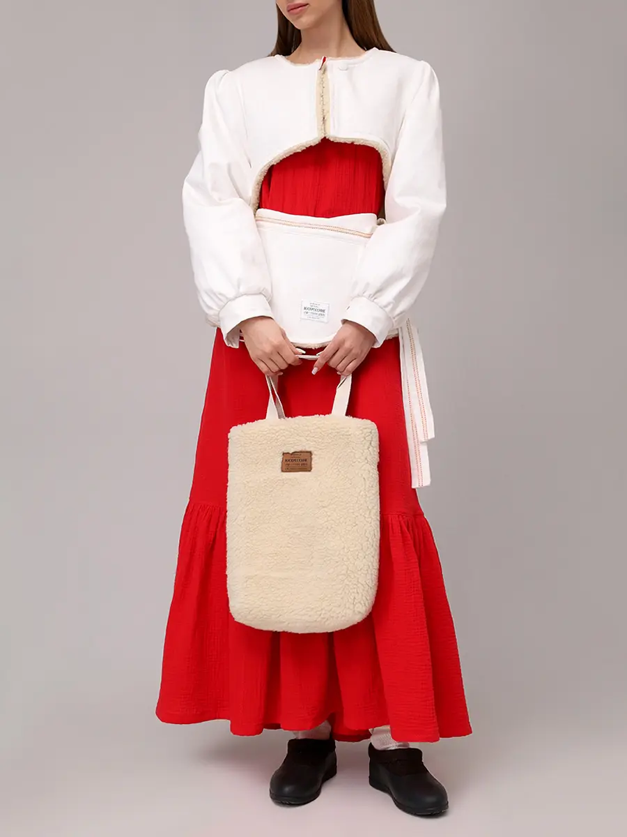 Баска джинсовая на меху