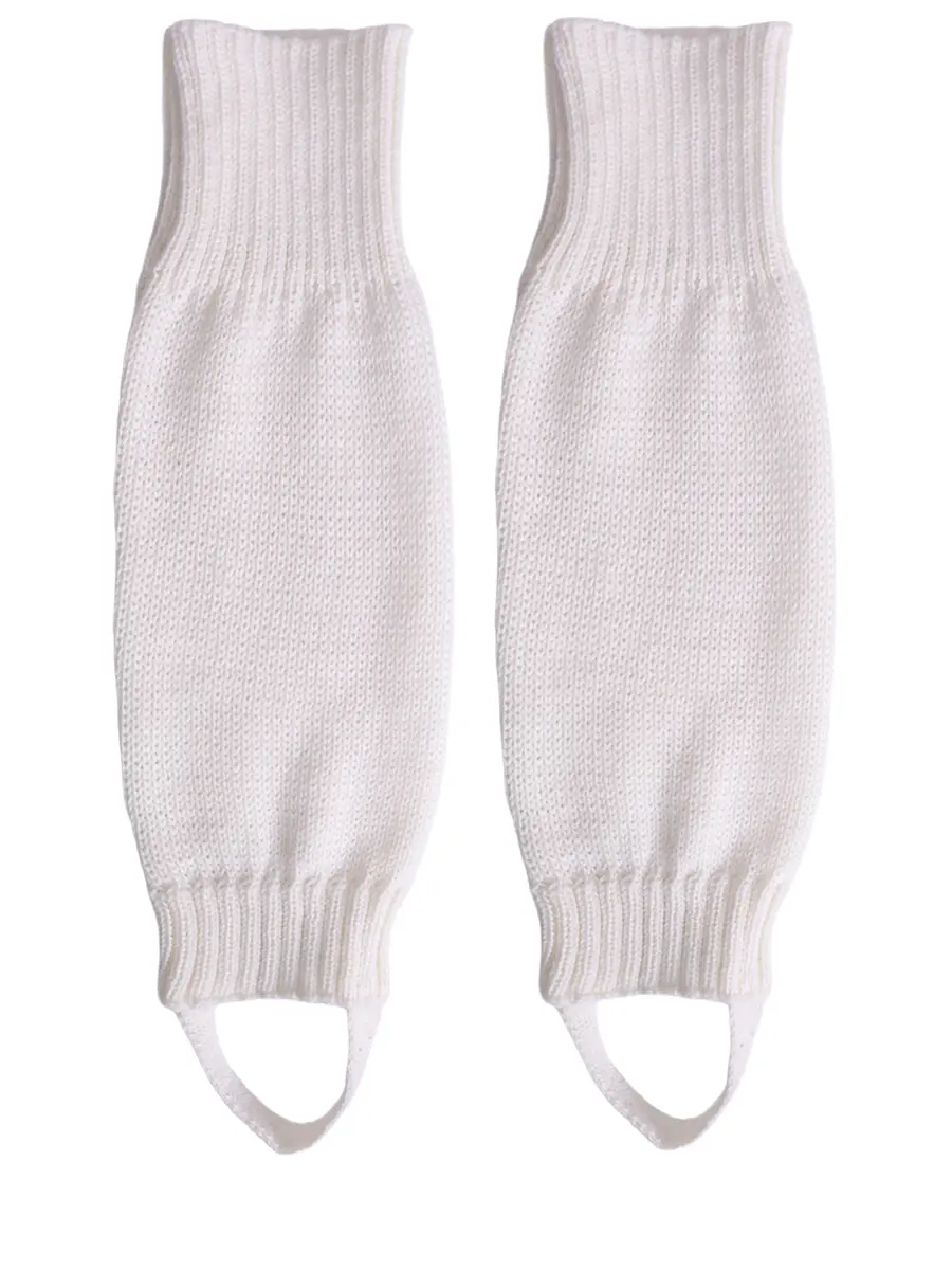 Гетры из шерсти мериноса со штрипками