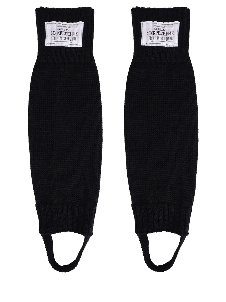 Гетры из шерсти мериноса со штрипками