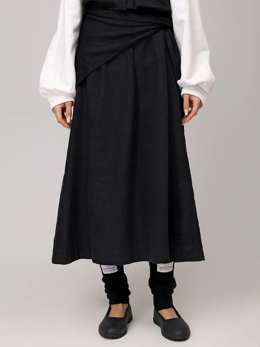 Гетры из шерсти мериноса со штрипками