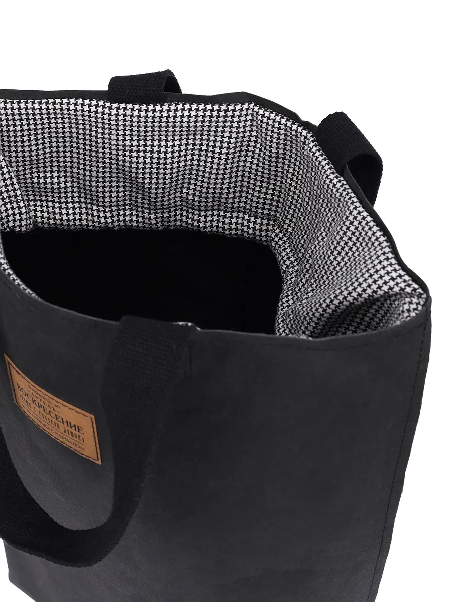 Сумка-ведро из крафтового материала