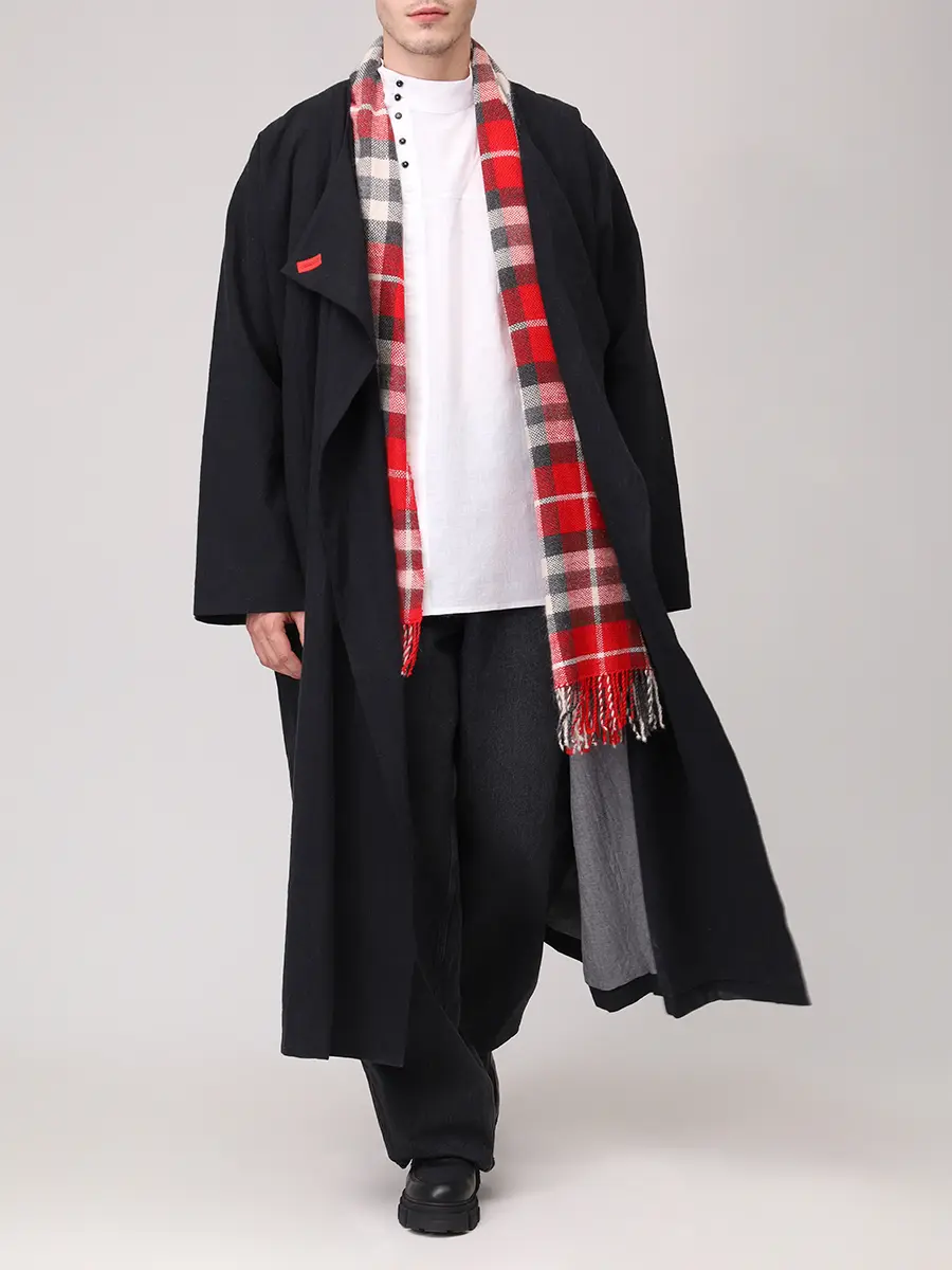 Плащ-кимоно из крапивной ткани "Кафтан"