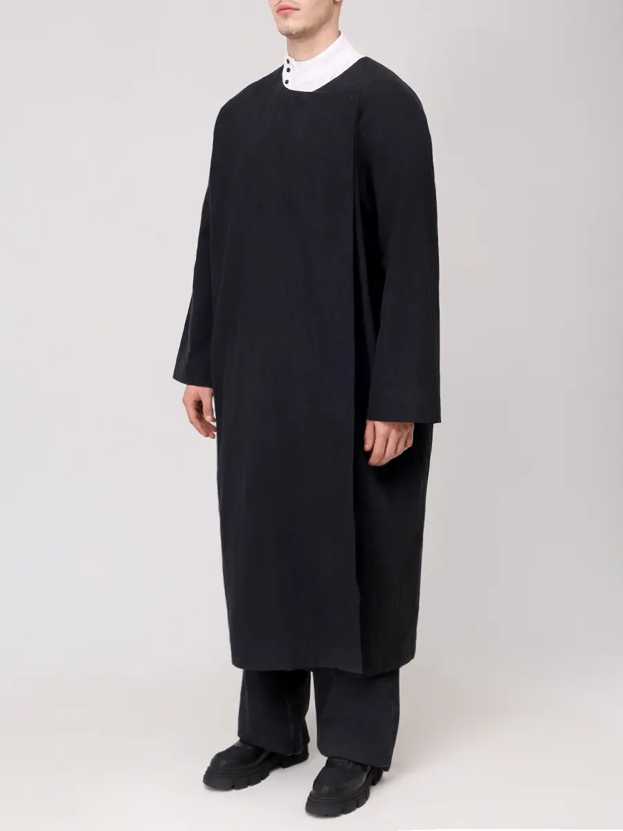 Плащ-кимоно из крапивной ткани "Кафтан"