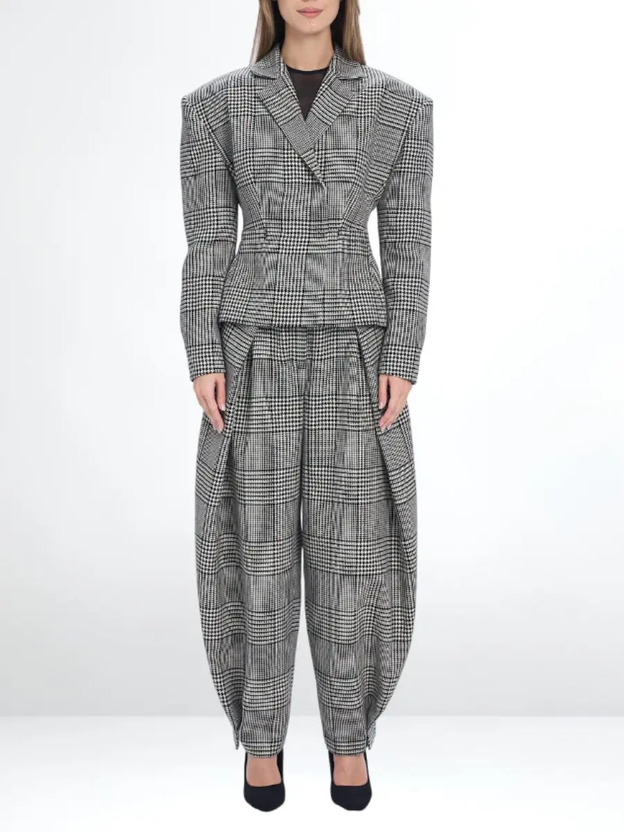 Брюки шерстяные