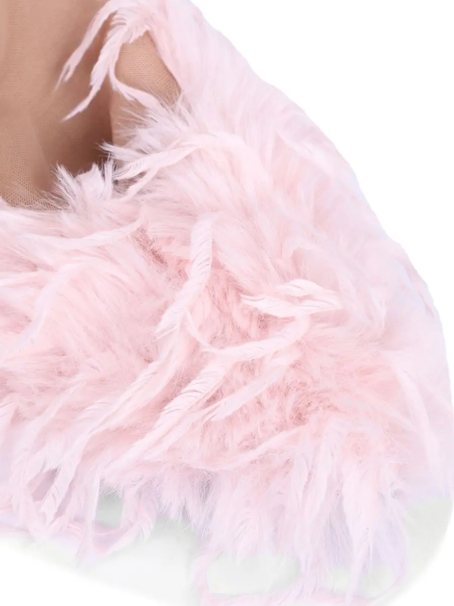 Чехлы для туфель из перьев