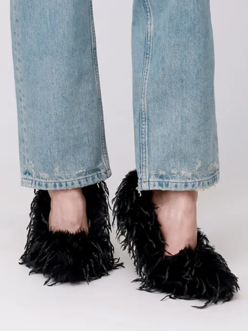 Чехлы для туфель из перьев TOOMATCH