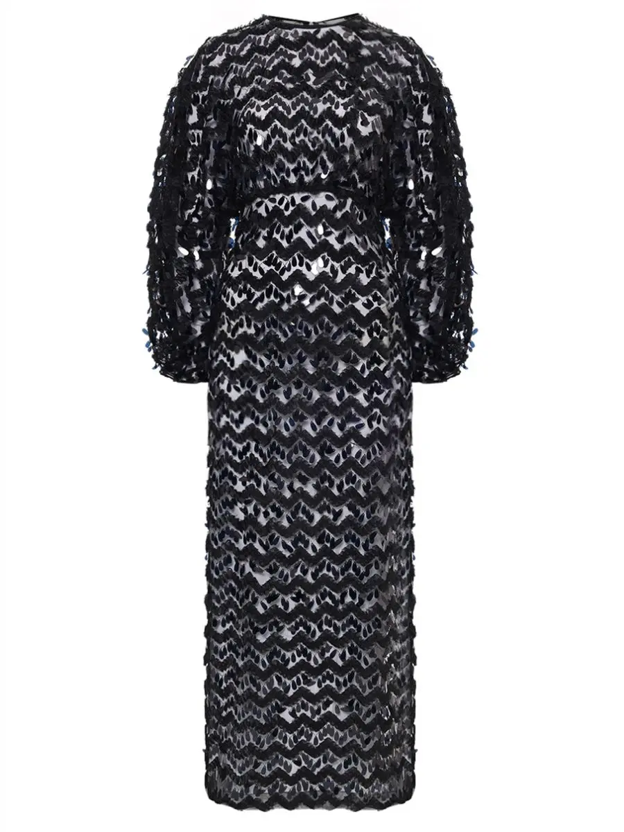 Платье с пайетками