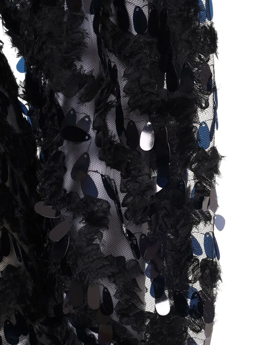 Платье с пайетками