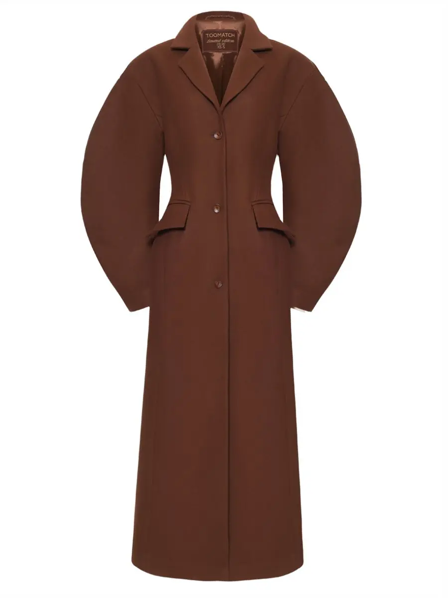 Пальто шерстяное