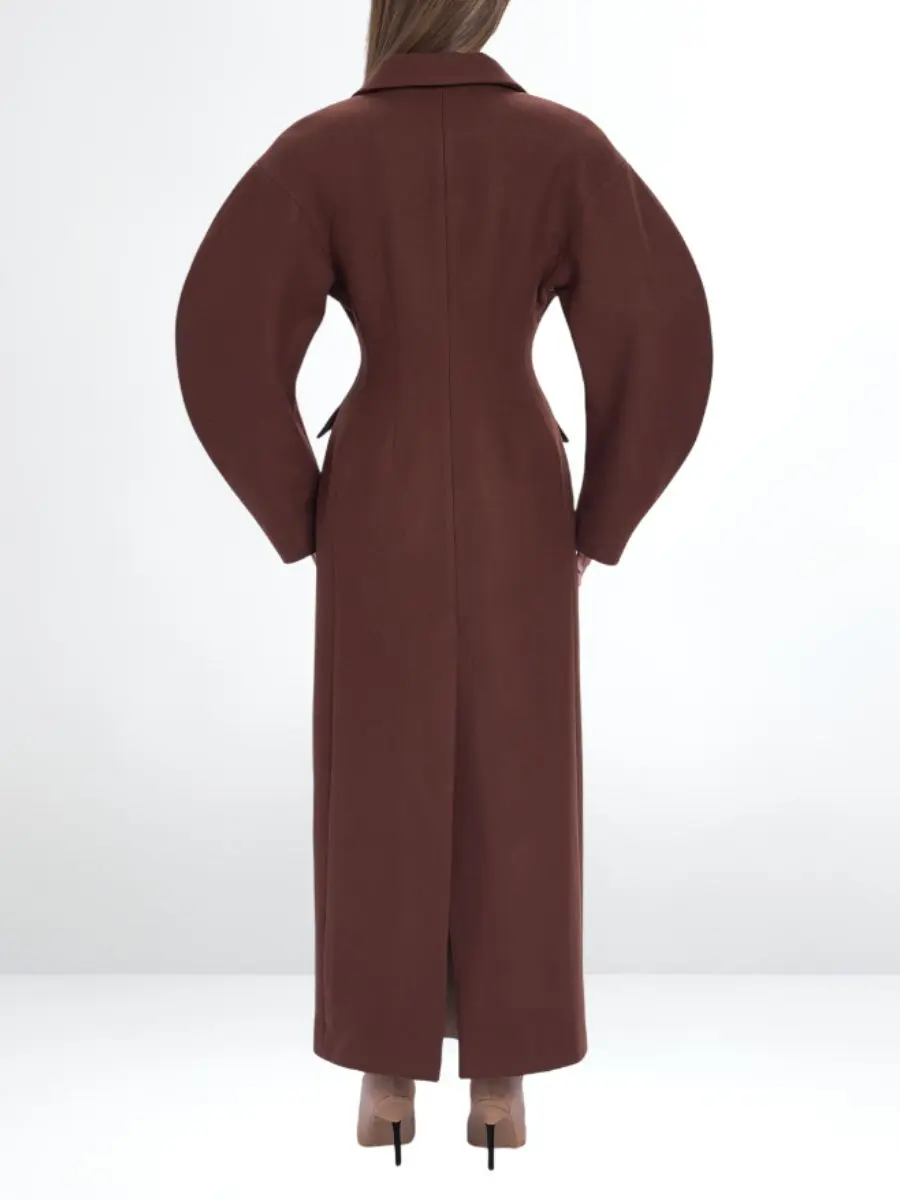 Пальто шерстяное